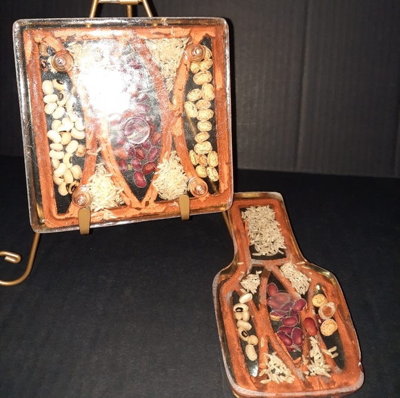 Vintage lucite trivet/spoonrest - Picture 2 of 5